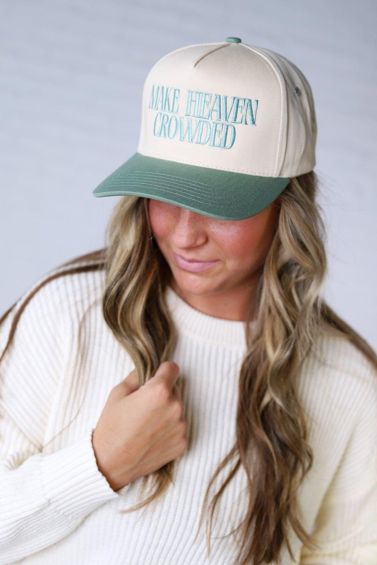 Make Heaven Crowded Baseball Cap - Sage