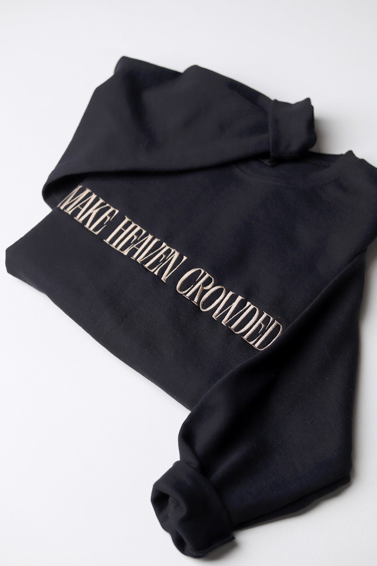 Make Heaven Crowded Crewneck - Black