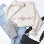Make Heaven Crowded Crewneck - Sand