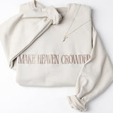 Make Heaven Crowded Crewneck - Sand