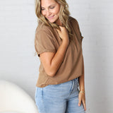 Mali Baby Tee Short Sleeve - Brown