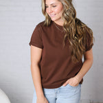 Mali Baby Tee Short Sleeve - Brown