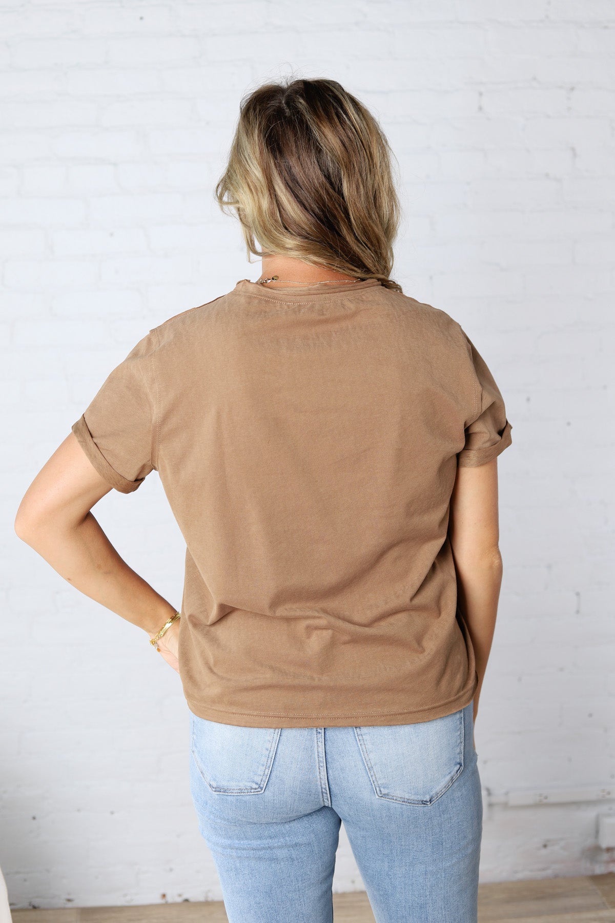 Mali Baby Tee Short Sleeve - Brown