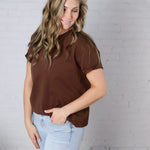 Mali Baby Tee Short Sleeve - Brown