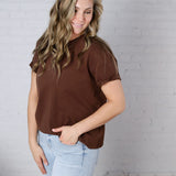 Mali Baby Tee Short Sleeve - Brown