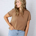 Mali Baby Tee Short Sleeve - Brown