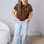 Mali Baby Tee Short Sleeve - Brown