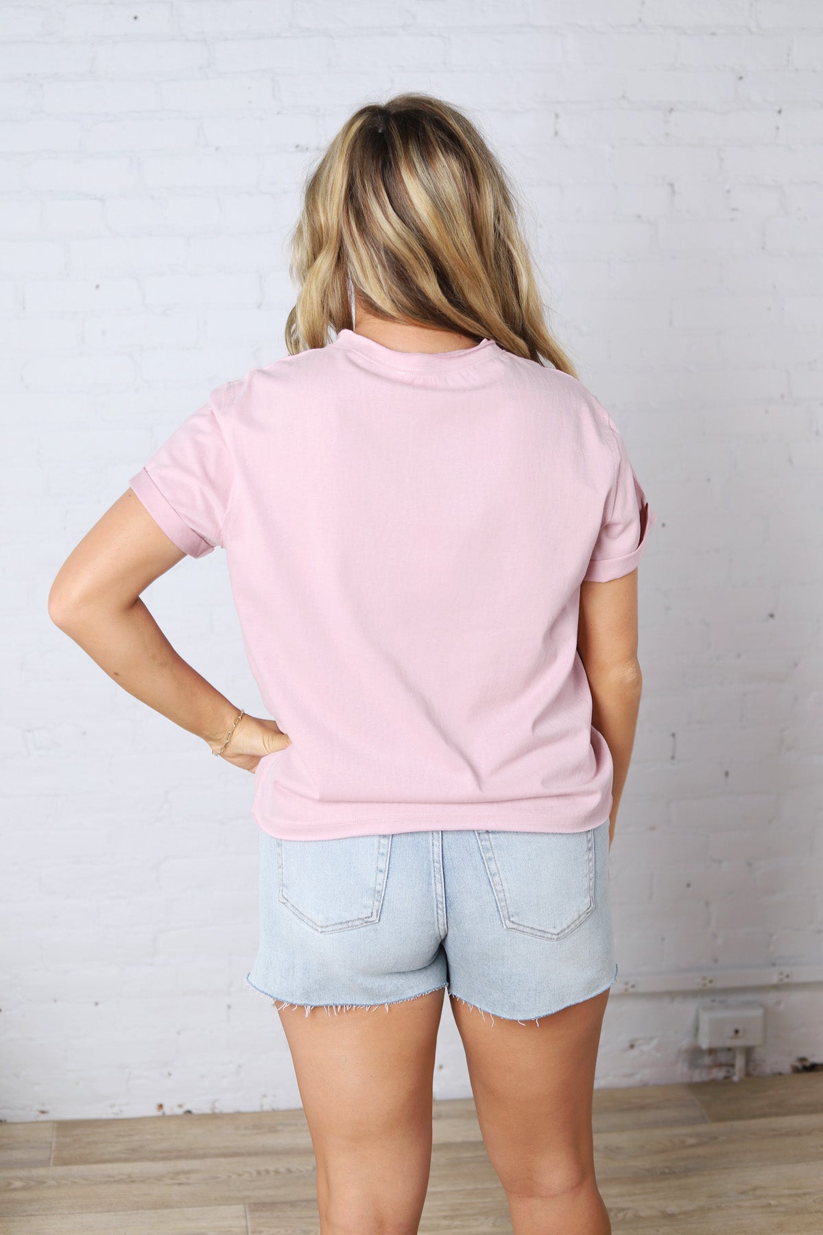 Mali Baby Tee Short Sleeve - Cherry Blossom