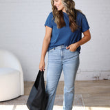 Mali Baby Tee Short Sleeve - Denim