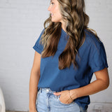 Mali Baby Tee Short Sleeve - Denim
