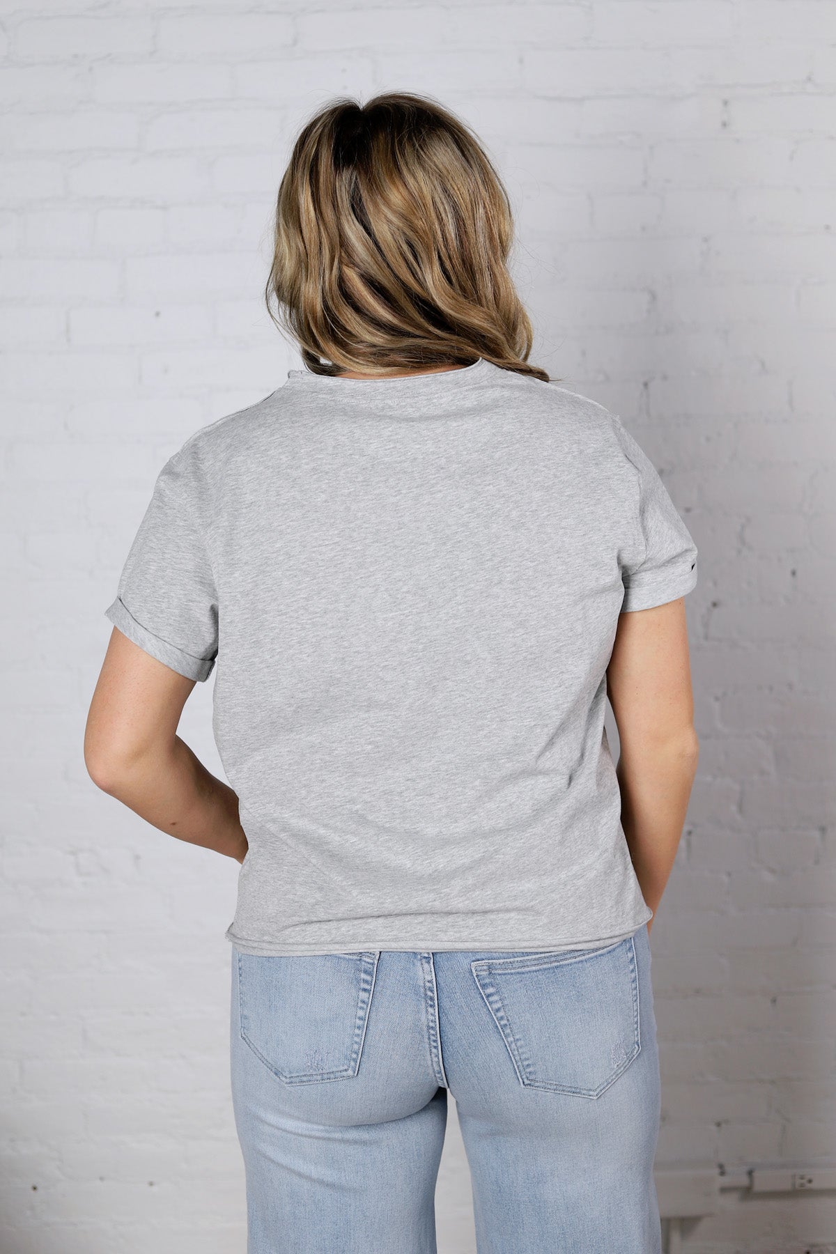 Mali Baby Tee Short Sleeve - Heather Grey