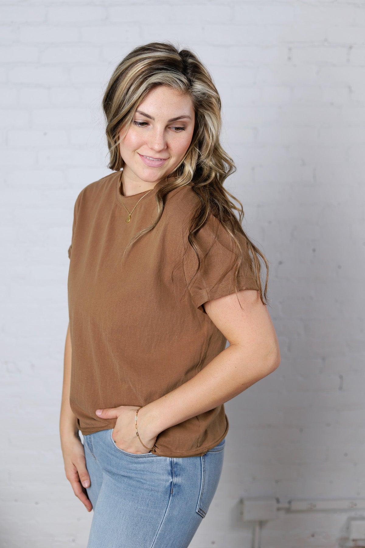 Mali Baby Tee Short Sleeve - Mocha