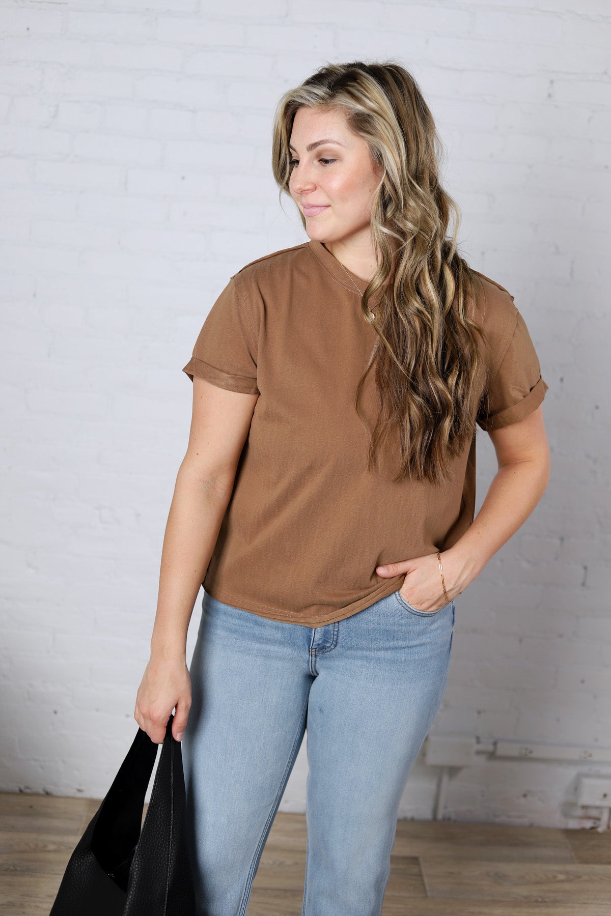 Mali Baby Tee Short Sleeve - Mocha