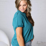 Mali Baby Tee Short Sleeve - Teal