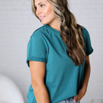 Mali Baby Tee Short Sleeve - Teal