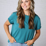 Mali Baby Tee Short Sleeve - Teal