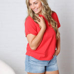 Mali Baby Tee Short Sleeve - Tomato