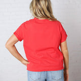 Mali Baby Tee Short Sleeve - Tomato