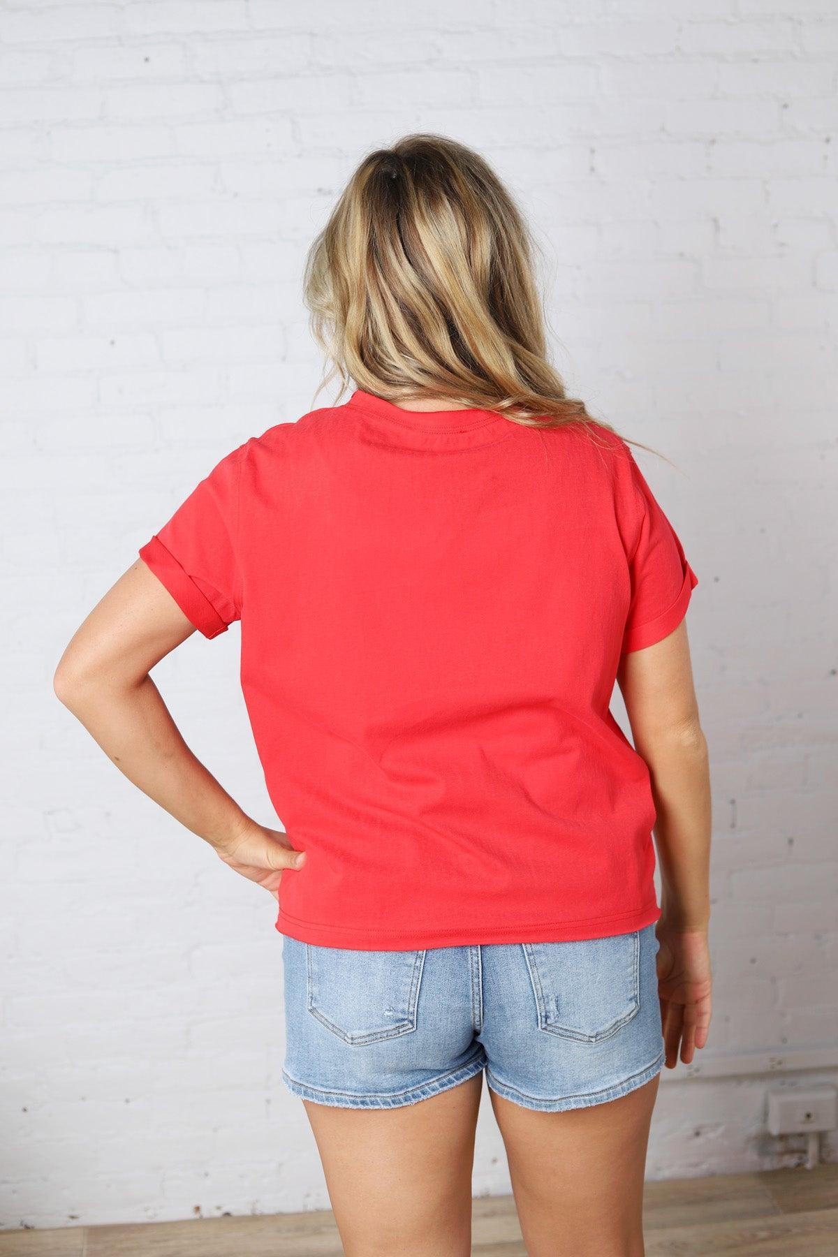 Mali Baby Tee Short Sleeve - Tomato