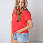 Mali Baby Tee Short Sleeve - Tomato