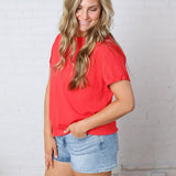 Mali Baby Tee Short Sleeve - Tomato