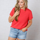 Mali Baby Tee Short Sleeve - Tomato