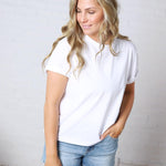Mali Baby Tee Short Sleeve - White