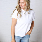 Mali Baby Tee Short Sleeve - White