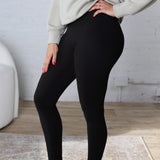 Manhattan High Waist Leggings - Black