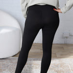 Manhattan High Waist Leggings - Black