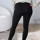 Manhattan High Waist Leggings - Black