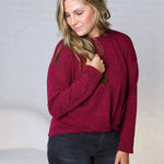 Maran Twist Bottom Top - Magenta/Black