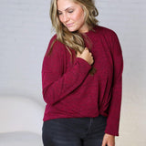 Maran Twist Bottom Top - Magenta/Black