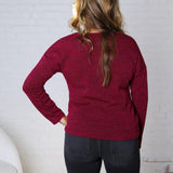 Maran Twist Bottom Top - Magenta/Black