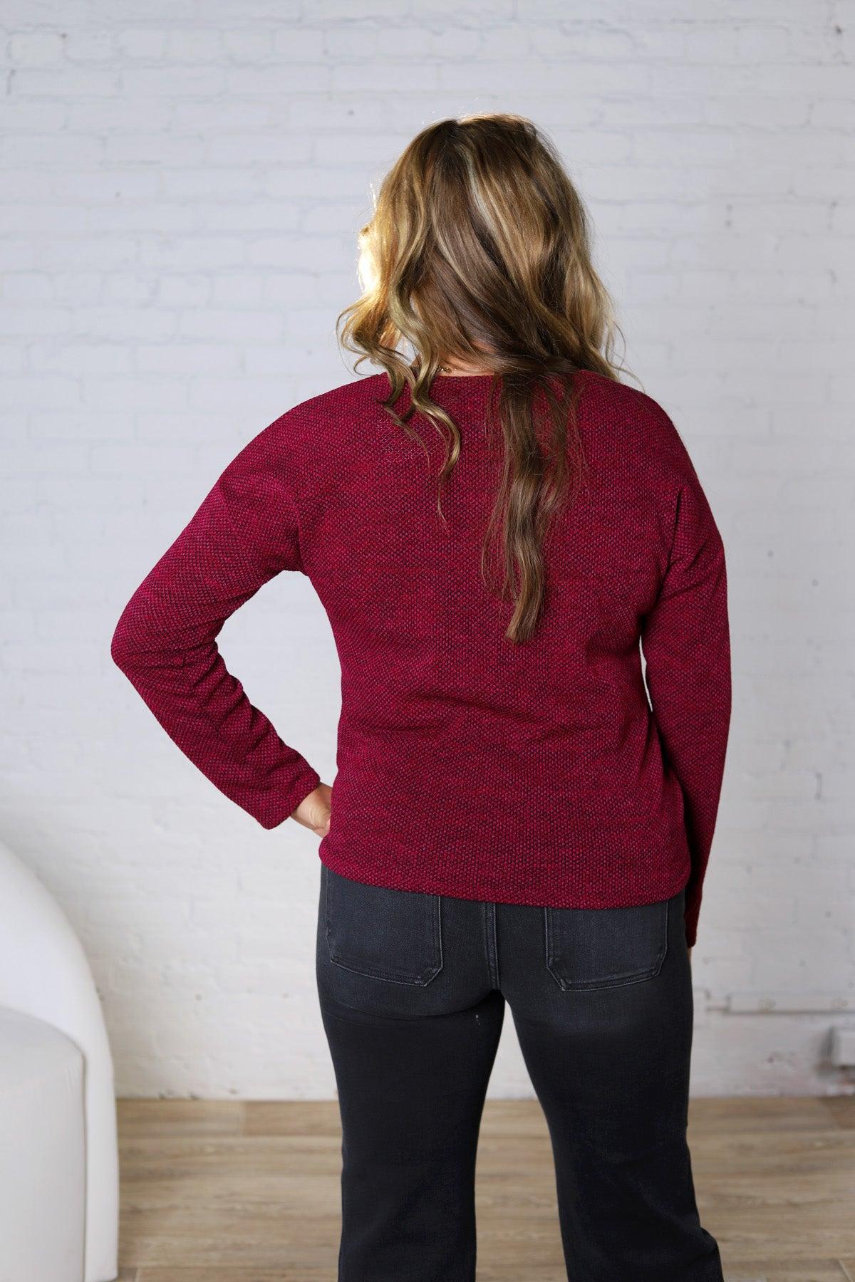 Maran Twist Bottom Top - Magenta/Black