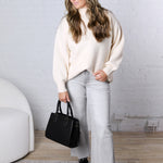 Maren Mid Rise Wide Leg - Arsenic