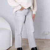 Maren Mid Rise Wide Leg - Arsenic