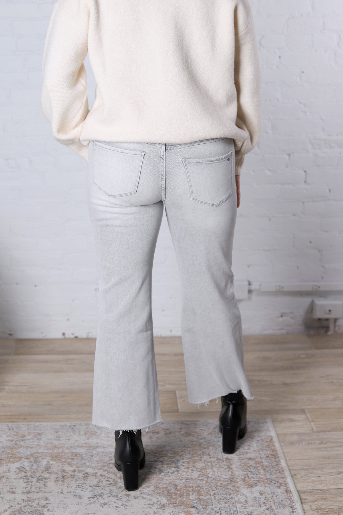 Maren Mid Rise Wide Leg - Arsenic