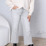 Maren Mid Rise Wide Leg - Arsenic