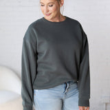 Maris Oversized Fleece Sweatshirt - Urban Grey