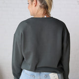 Maris Oversized Fleece Sweatshirt - Urban Grey