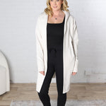 Marrin Hoodie Cardigan - Natural - FINAL SALE