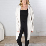 Marrin Hoodie Cardigan - Natural - FINAL SALE