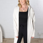 Marrin Hoodie Cardigan - Natural - FINAL SALE