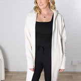 Marrin Hoodie Cardigan - Natural - FINAL SALE