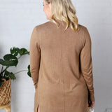 McCray Open Knit Cardigan - Barley