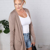 McCray Open Knit Cardigan - Mocha