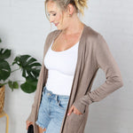 McCray Open Knit Cardigan - Mocha