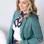 Meadow Floral Toile Scarf