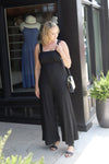 Melany Black Wide Leg Jumpsuit